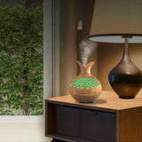 Humidificateur Diffuseur d’Huiles Essentielles à Ondes Sonores USB