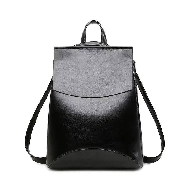 Sac à dos femme en cuir noir – Élégant, pratique et grande capacité pour le quotidien