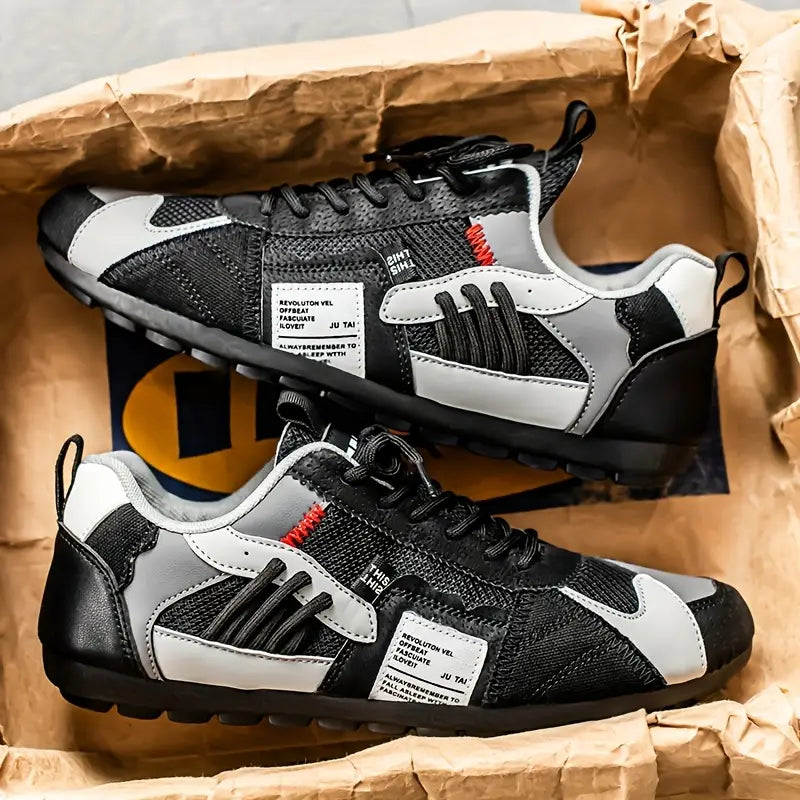 Chaussures de sport homme multicolores – Sneakers tendance respirantes et confortables pour plein air