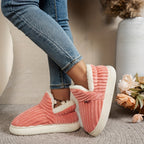 Chaussons femme en polaire