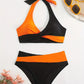 Bikini Femme Taille Haute 2 Pièces – Maillot de Bain Croisé à Nouer, Look Élégant et Confort Plage