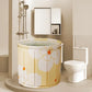 Baignoire Pliable Ronde pour Adulte Bassin Portable de Relaxation et Spa à Domicile