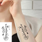 Tatouages Éphémères Minimalistes – Motifs Papillons, Fleurs et Citations Élégantes pour Bras, Poignet ou Épaule