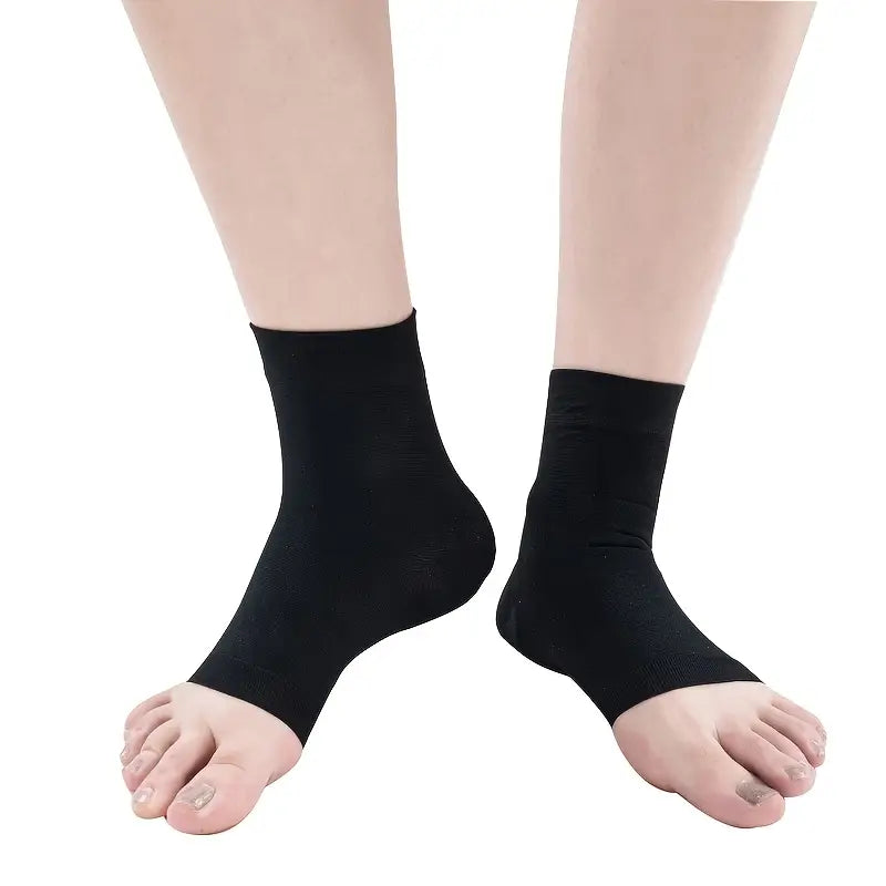 Chaussettes de Compression Ouvertes pour Fasciite Plantaire – Soulagement Douleur Talon & Cheville, Maintien et Confort au Quotidien