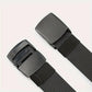 Ceinture femme en toile tressée marron – Style décontracté avec boucle automatique solide