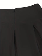 Jupe Maxi Froncée Taille Haute
