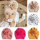 Turban Bébé avec Fleur en Tissu – Chapeaux et Casquettes Enfant Élégants | Bonnet Mode Fille Confort & Style