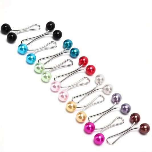 Lot de boutons et épingles femme avec perles élégantes – Accessoires décoratifs pour vêtements et manteaux