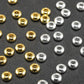 Intercalaires Rondelles Métal Doré & Argenté – Perles Séparatrices pour Perles DIY | Perlage & Fabrication de Bijoux