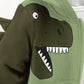Ensemble Garçon Vert Dinosaure – Sweat à Capuche Zippé + Pantalon Jogging Confortable
