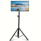 Support TV sur trépied réglable – Meuble RV portable pour écran plat