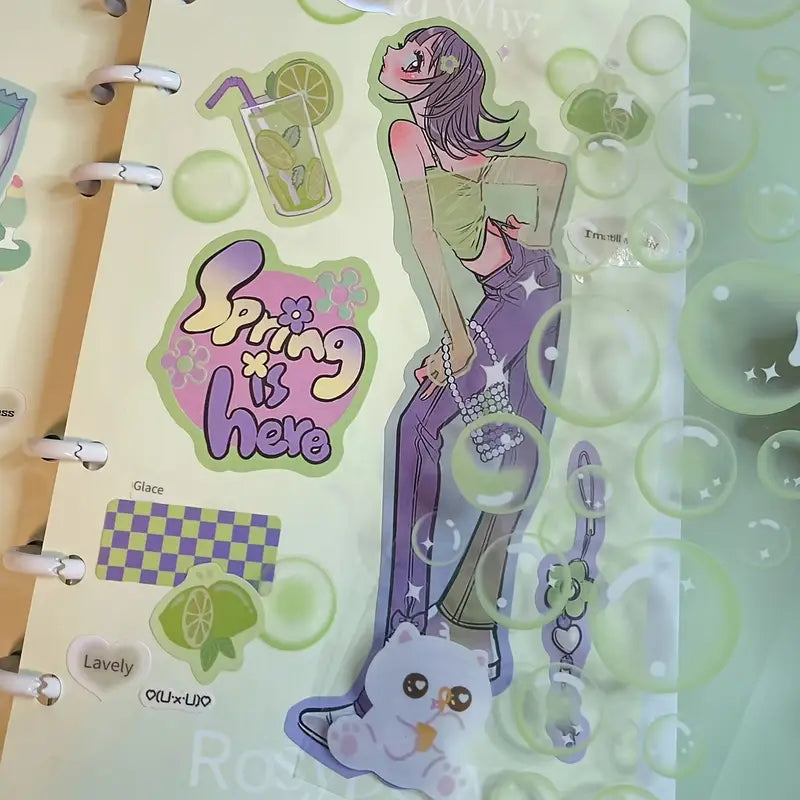 Stickers Bulles Transparentes 3D – Autocollants Décoratifs pour Scrapbooking, Journaling et Loisirs Créatifs