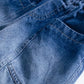Jean Garçon Taille Élastique – Pantalons Enfant Confortables en Denim Bleu avec Poches Pratiques