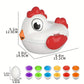 Jouet Éducatif Poule et Œufs – Jeu de Tri des Formes et des Couleurs pour Bébé et Tout-Petits