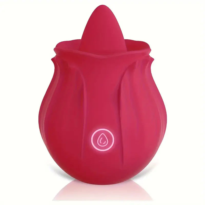 Stimulateur Clitoridien en Forme de Rose – Vibrations Intenses & Design Discret en Silicone
