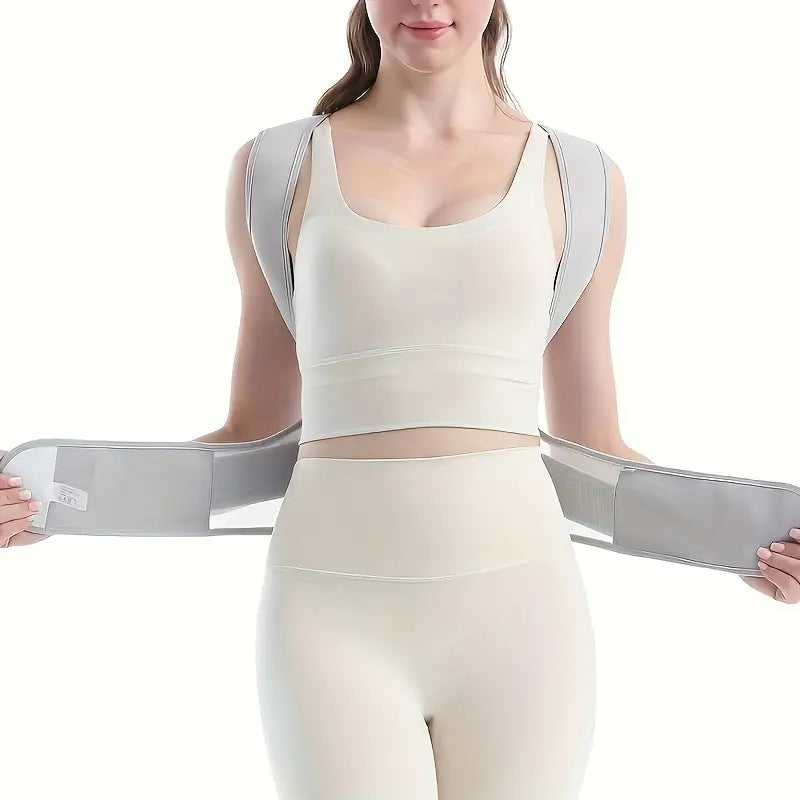 Correcteur de Posture Ergonomique – Soutien Dorsal et Lombaire pour Travail et Quotidien