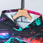 Ensemble Garçon Streetwear Coloré – Sweat à Capuche et Pantalon Motif Peinture Fluo