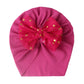 Turban Bébé avec Grand Nœud – Chapeaux et Casquettes Enfant Élégants | Bonnet Mode Fille Confort & Style