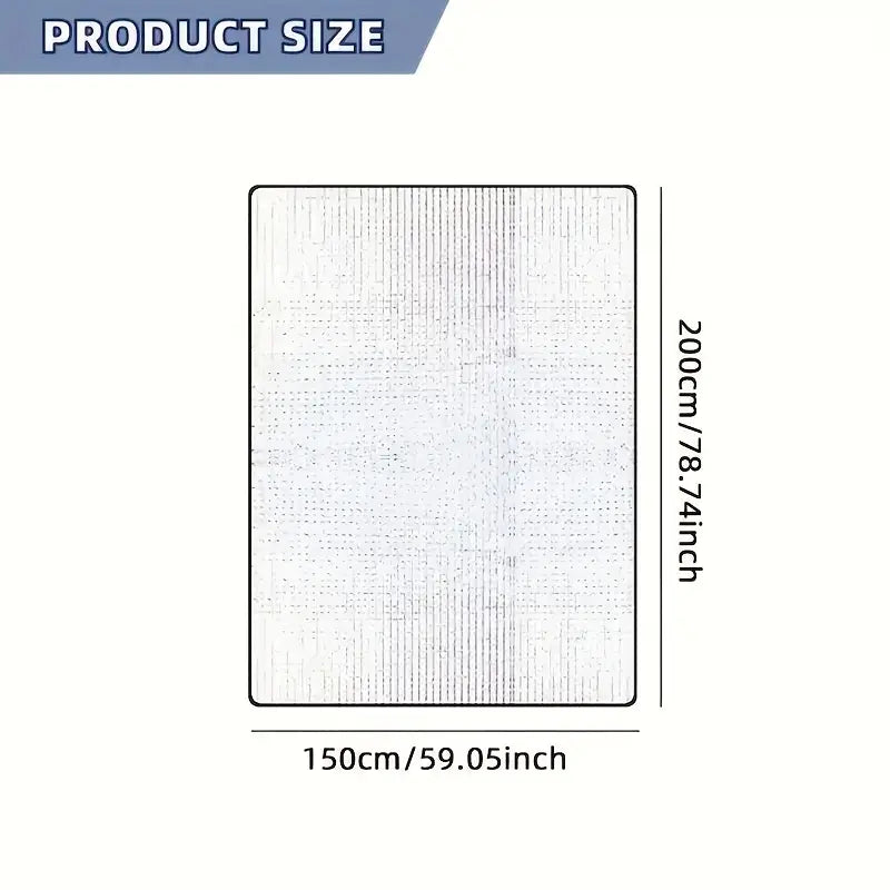 Tapis de Pique-Nique Imperméable et Antidérapant – Couverture de Camping et Plage Pliable pour Extérieur