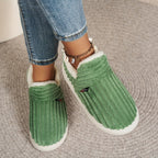 Chaussons femme en polaire