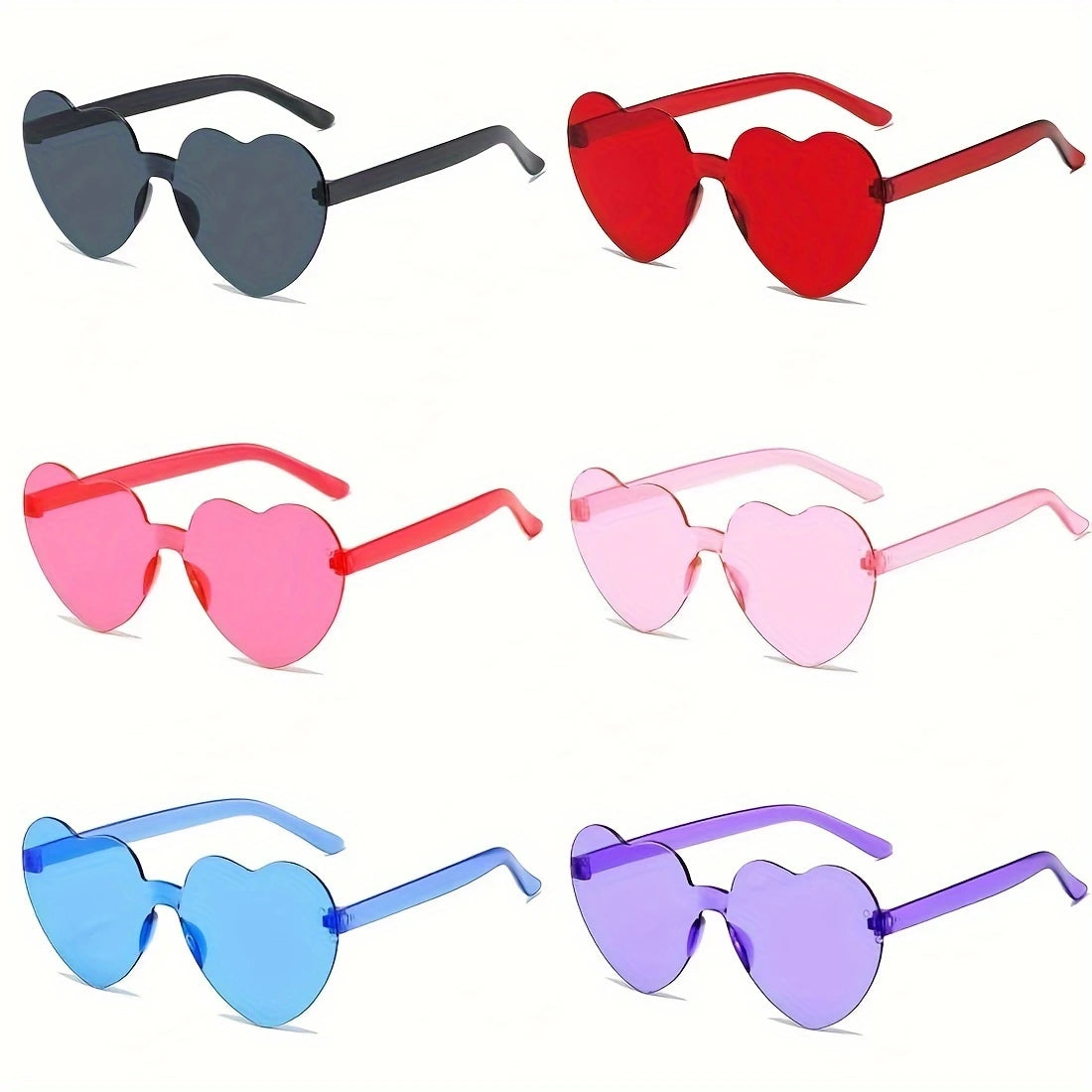 Lunettes de Soleil Cœur – Accessoire Photo Stylé pour Portraits et Séances Créatives