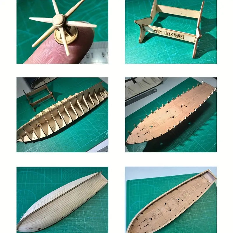 Maquette Bateau Voilier 3D en Bois