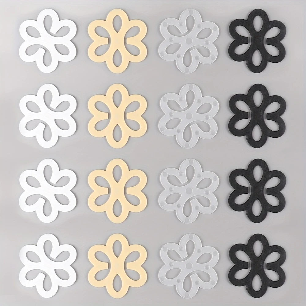 Clips Régleurs Bretelles Soutien-Gorge en Forme de Fleur – Accessoire Lingerie Femme Discret & Confortable