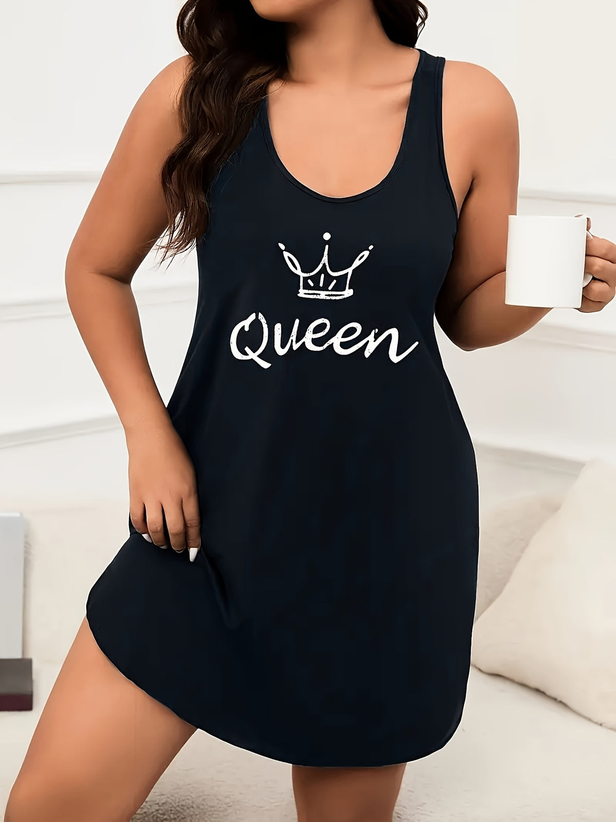 Robe décontractée grande taille pour femmes