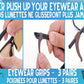 20 pièces Protège-oreilles -dérapants pour Lunettes