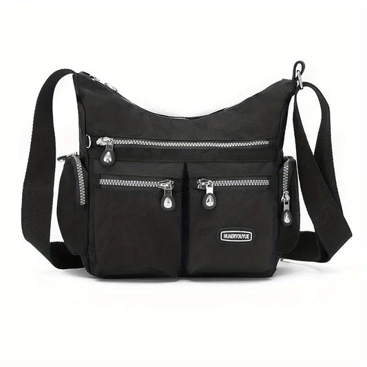 Sac Besace Femme Multifonction Bandoulière Réglable, Nombreuses Poches et Design Pratique