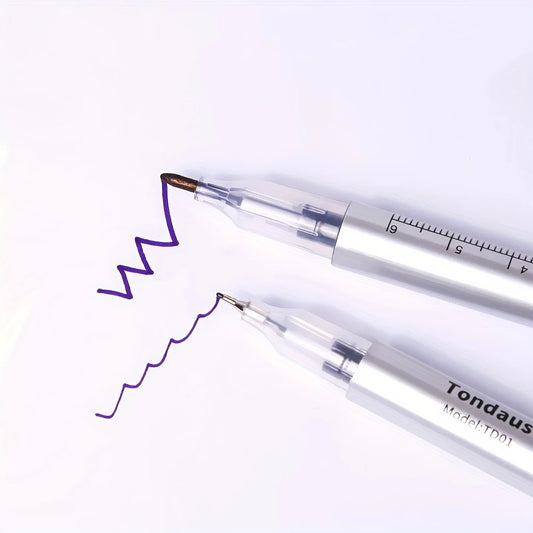 Stylo de Précision pour Tracé de Tatouage – Marqueur Chirurgical à Encre Violette Stérile