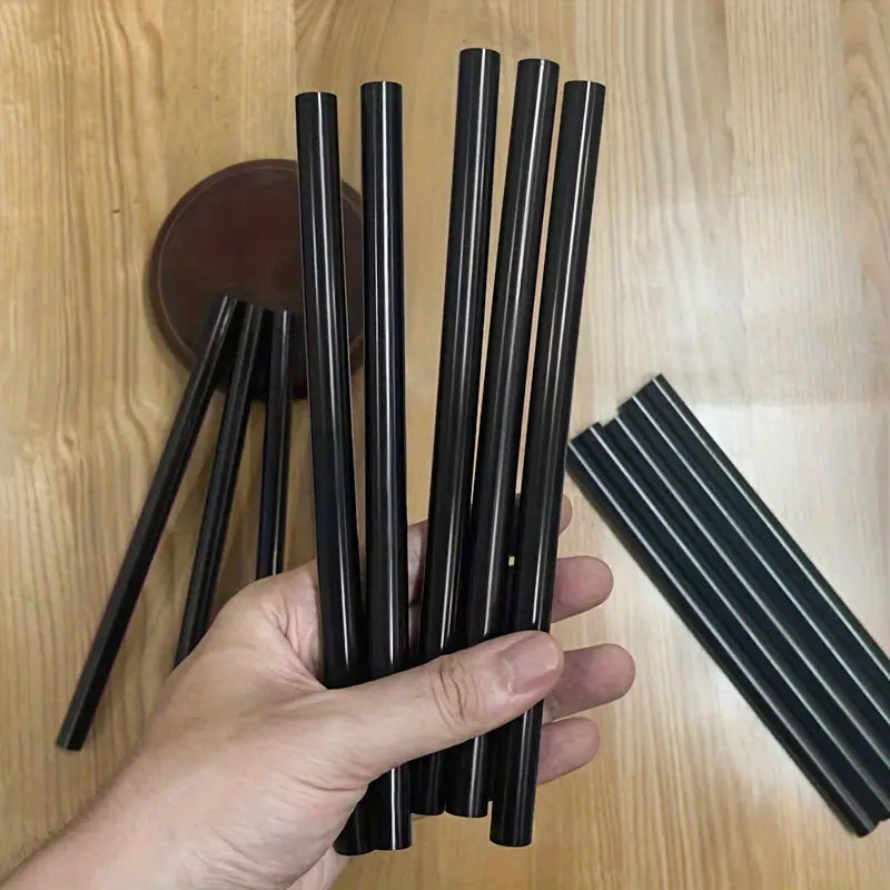 Bâtons de Colle Thermofusible Noire – Forte Adhérence pour Réparations, Assemblages et Travaux de Bricolage