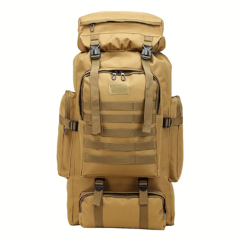 Sac à dos de randonnée 80L – Grand sac de trekking imperméable et résistant pour camping et voyage