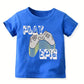 T-shirt gamer garçon – Hauts imprimés manette et slogans gaming tendance
