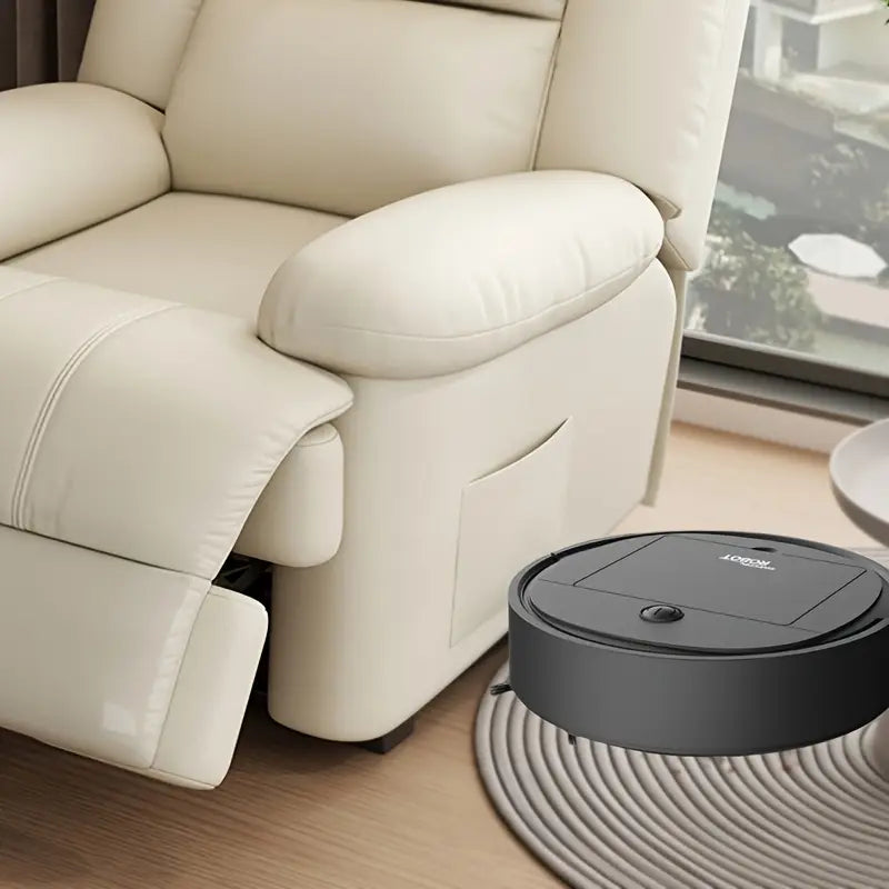 Aspirateur Robot Intelligent Ultra-Silencieux – Nettoyage Automatique des Sols avec Détection Obstacles – Idéal pour Maison et Appartement
