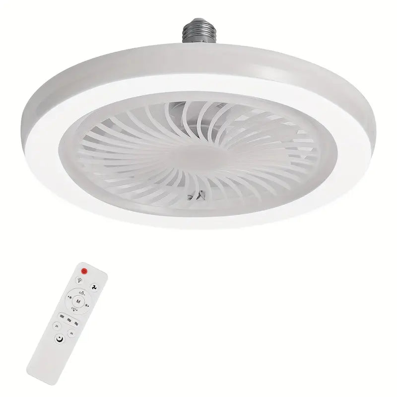 Ventilateur de Plafond LED Silencieux avec Télécommande – Éclairage Moderne et Multifonction
