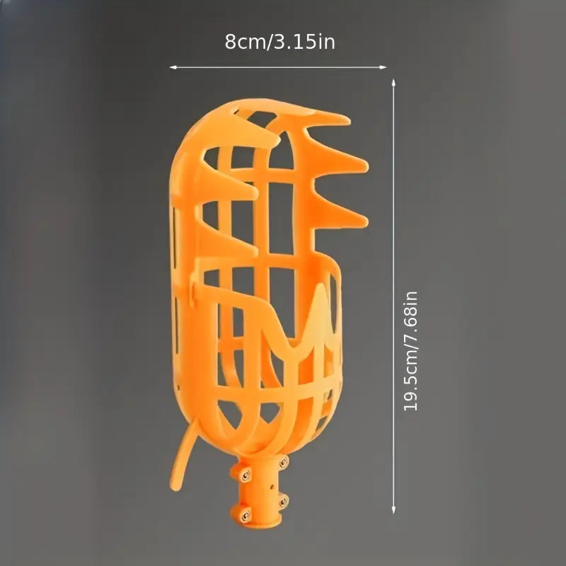 Cueille-fruits ergonomique en plastique robuste Outil de jardinage pratique pour récolter fruits et agrumes en hauteur