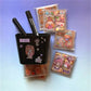 Autocollants Kawaii 3D pour Papeterie – Stickers Mignons Fillettes, Nourriture et Objets du Quotidien