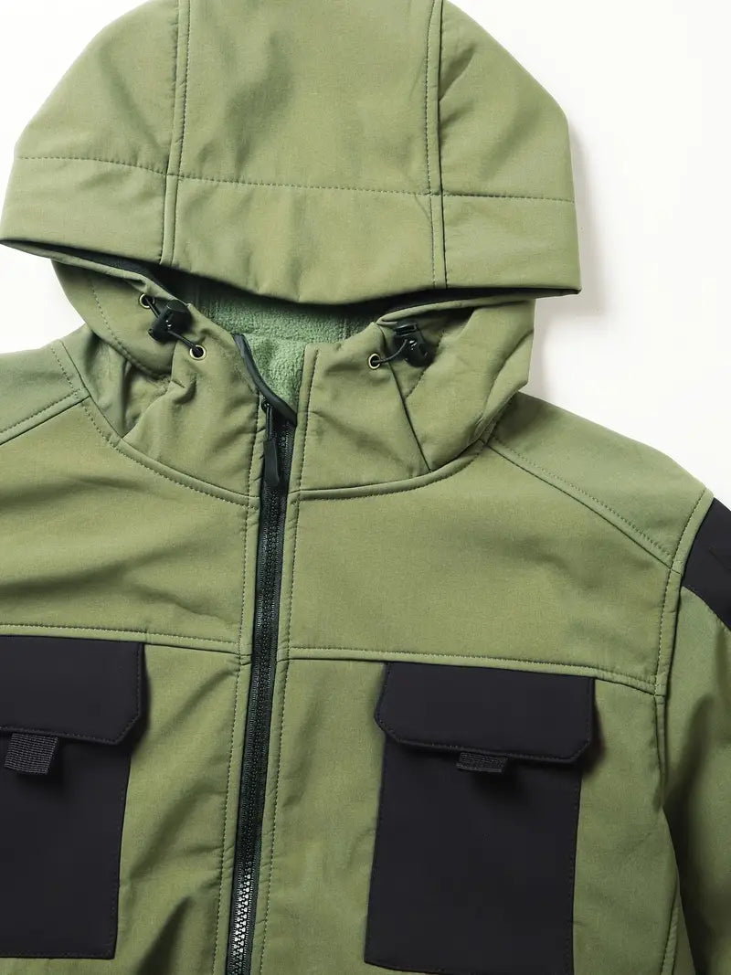 Veste coupe-vent imperméable pour cyclisme – Respirante, chaude et résistante aux intempéries