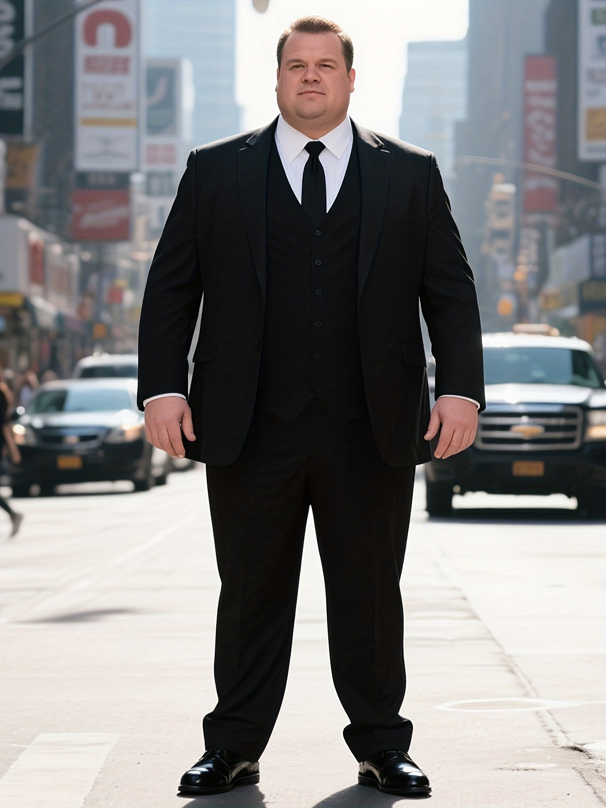 3 pièces Ensemble Costume Grande Taille