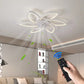 Ventilateur de Plafond LED Design Fleur avec Télécommande – Lumière Réglable et Fonction Silencieuse