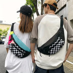 Sac banane mode à carreaux