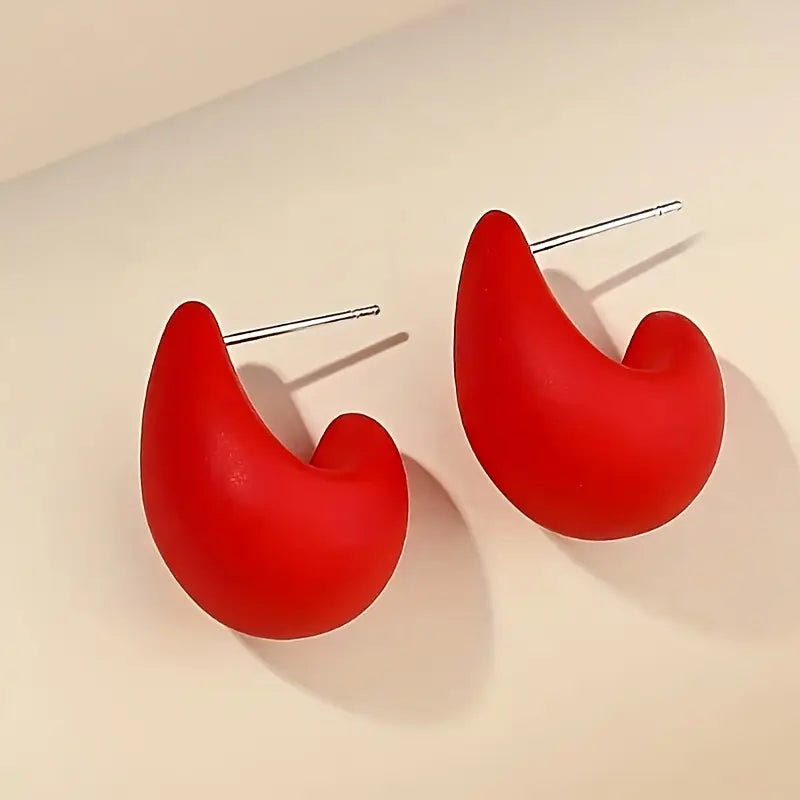 Boucles d’oreilles femme dorées en forme de goutte – Bijoux élégants et tendance