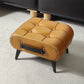 Tabouret Repose-Pieds en Similicuir avec Poignée – Pouf Multifonction pour Salon, Chambre et Boutique
