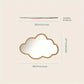 Miroir mural nuage en bois – Décoration chambre bébé design et moderne