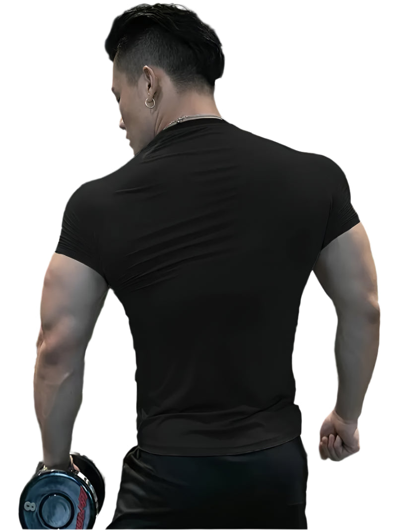Maillot de Corps Gainant Manches Courtes pour homme - Affine la Silhouette & Respirant