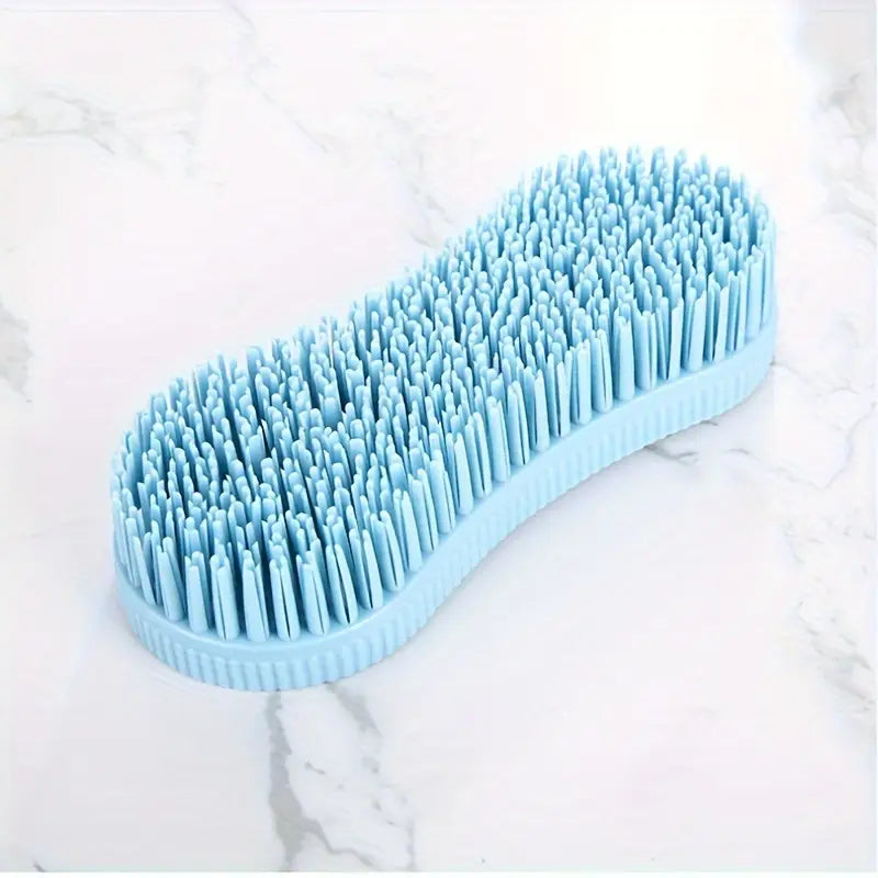Brosse de Toilettage Douce pour Chevaux – Accessoire de Soin Multifonction en Silicone – Idéale pour Crinière et Pelage