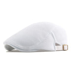 Casquette Plate Respirante pour Golf, coloris Blanc