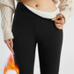 Legging Polaire Femme Taille Haute – Thermique et Doublé Hiver