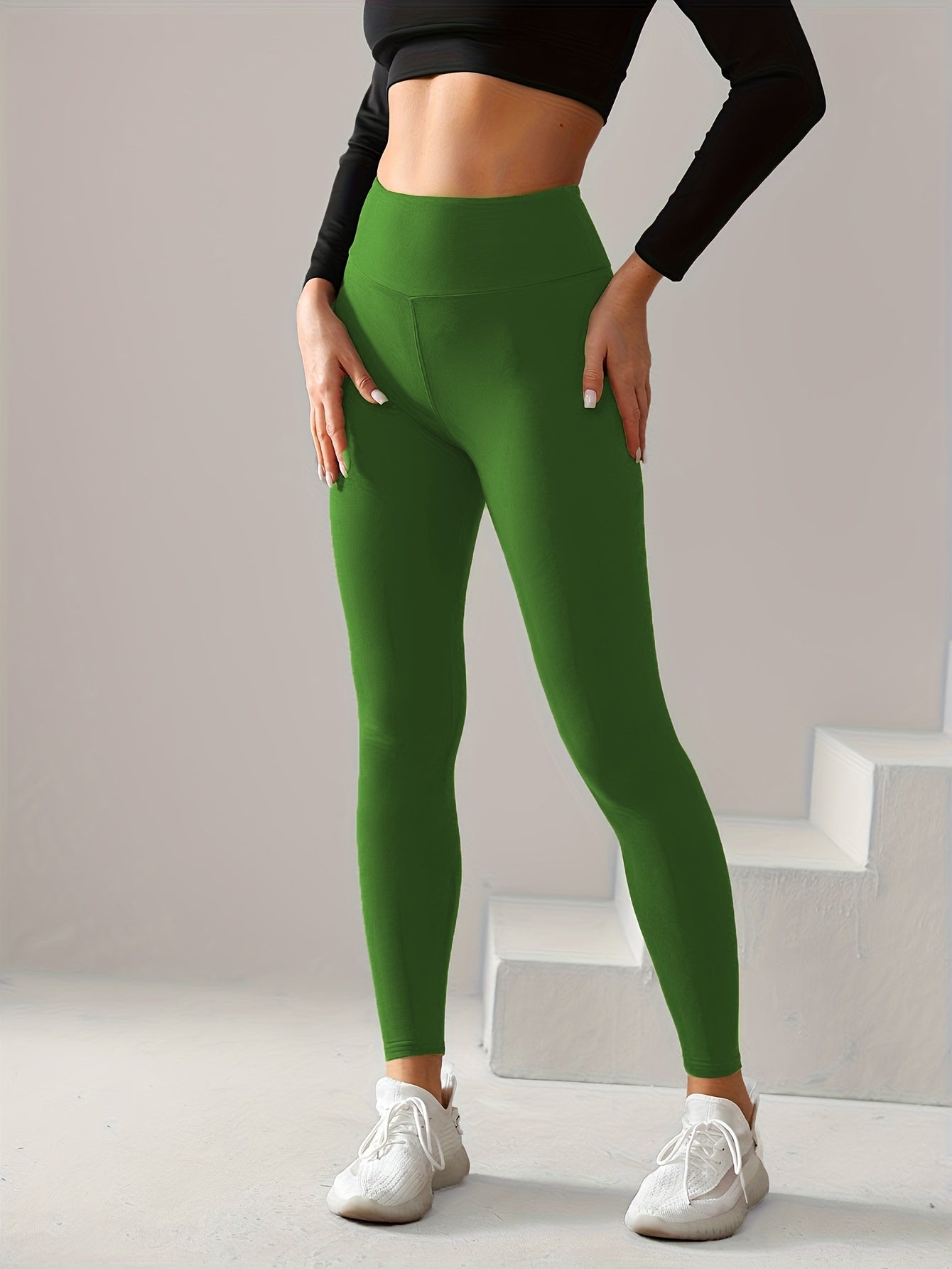 Pantalon de yoga intégral taille haute pour femme